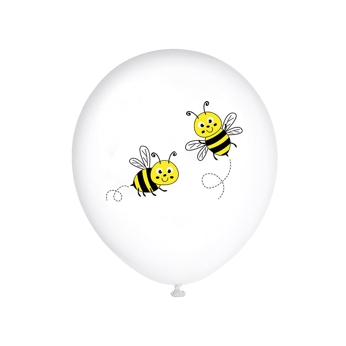Luftballons Freche Bienen, Latex, 29 cm, 8 Stück