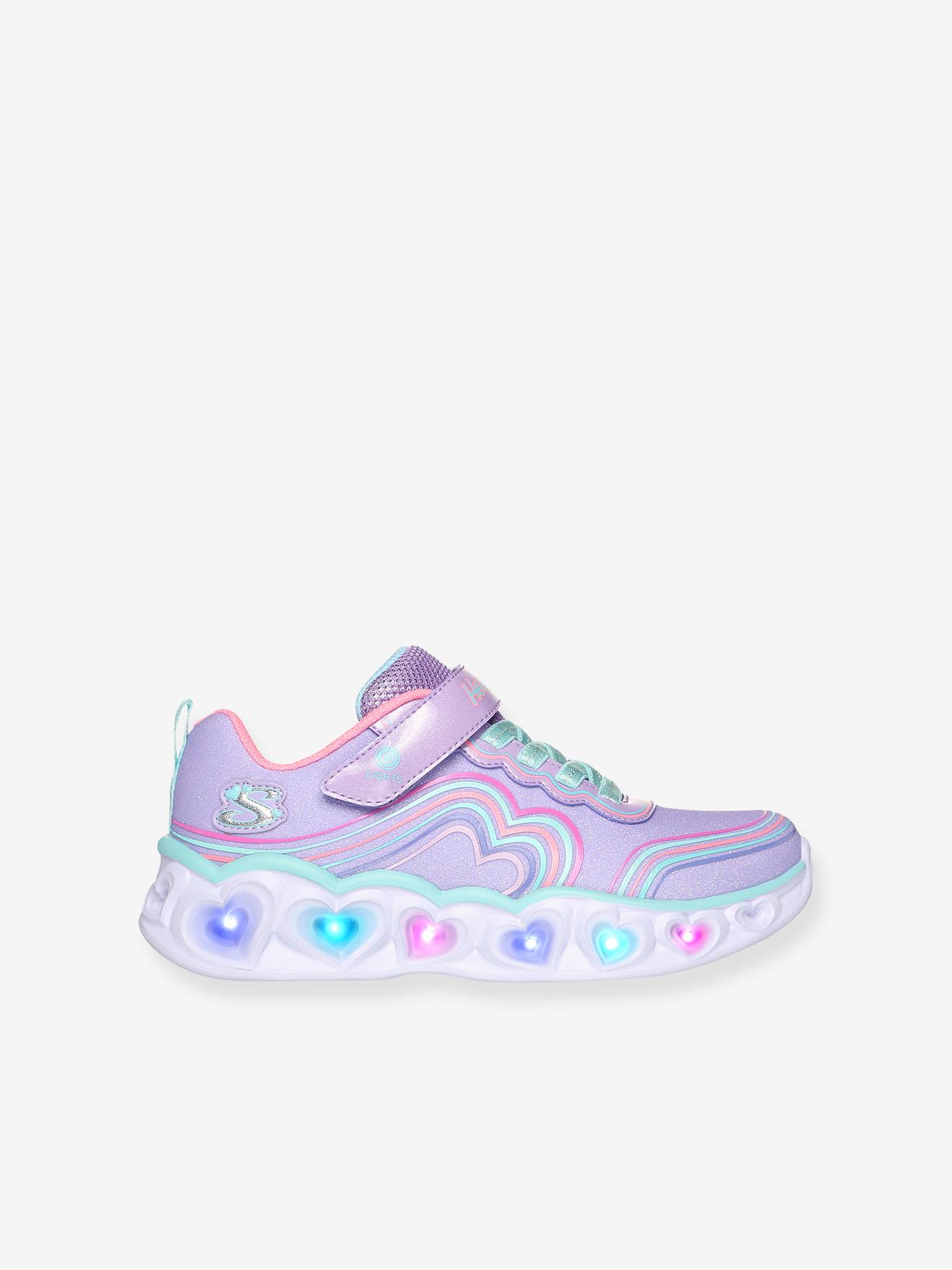 Skechers Kinder Leucht-Sneakers Heart Lights Retro Hearts 302689L LVMT SKECHERS - violett