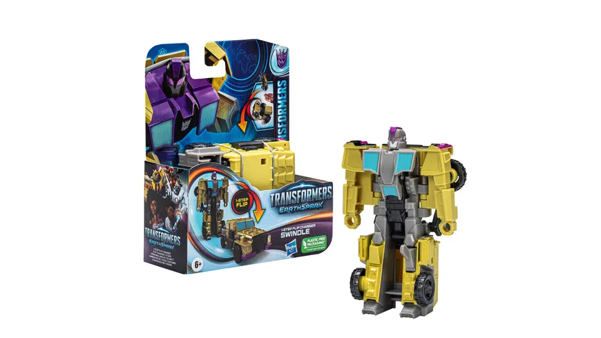 Hasbro - Transformers EarthSpark 1-Step Flip Changer, 1 Stück, sortiert