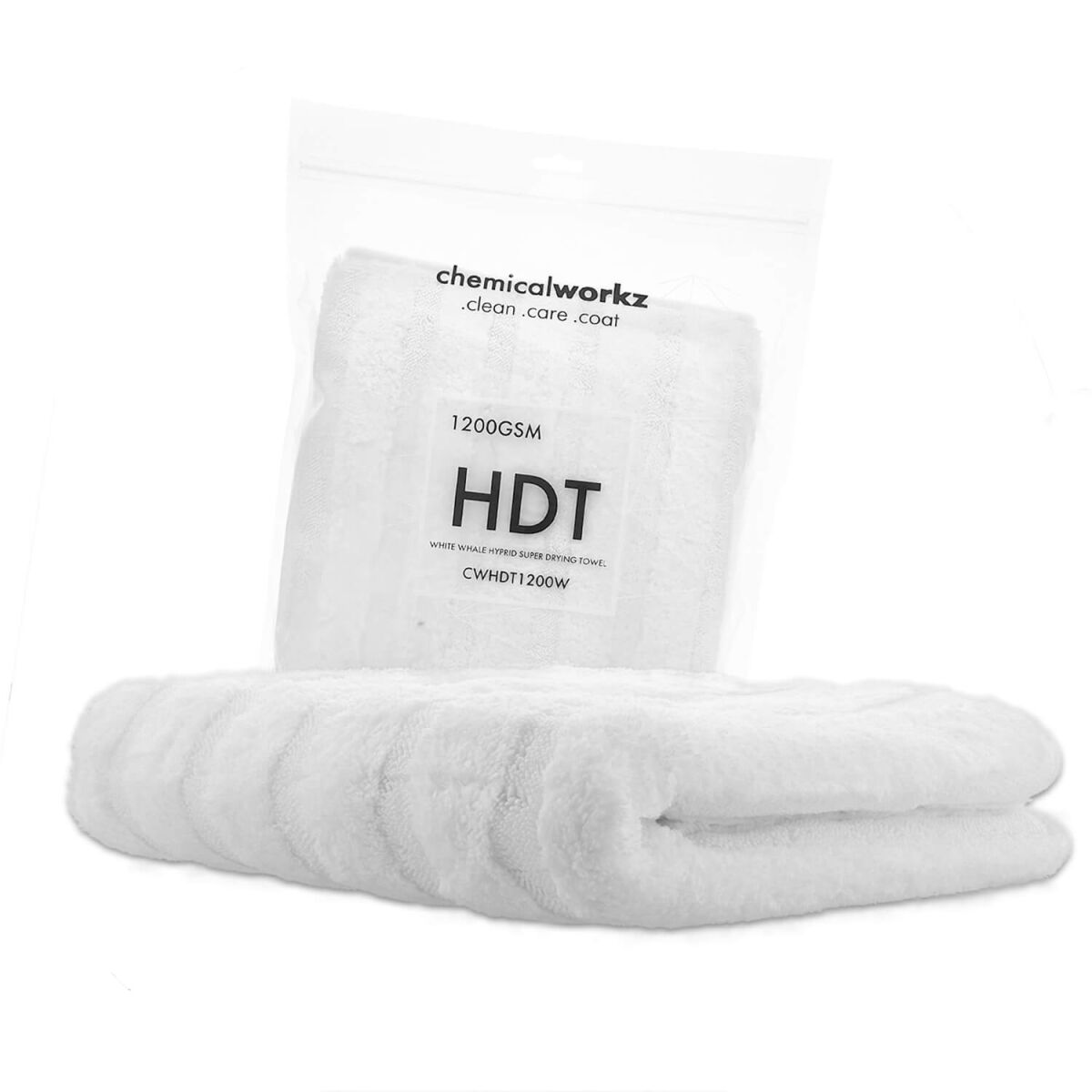 chemicalworkz Whale Hybrid Towel 1200GSM Weiß Trockentuch 70×50cm