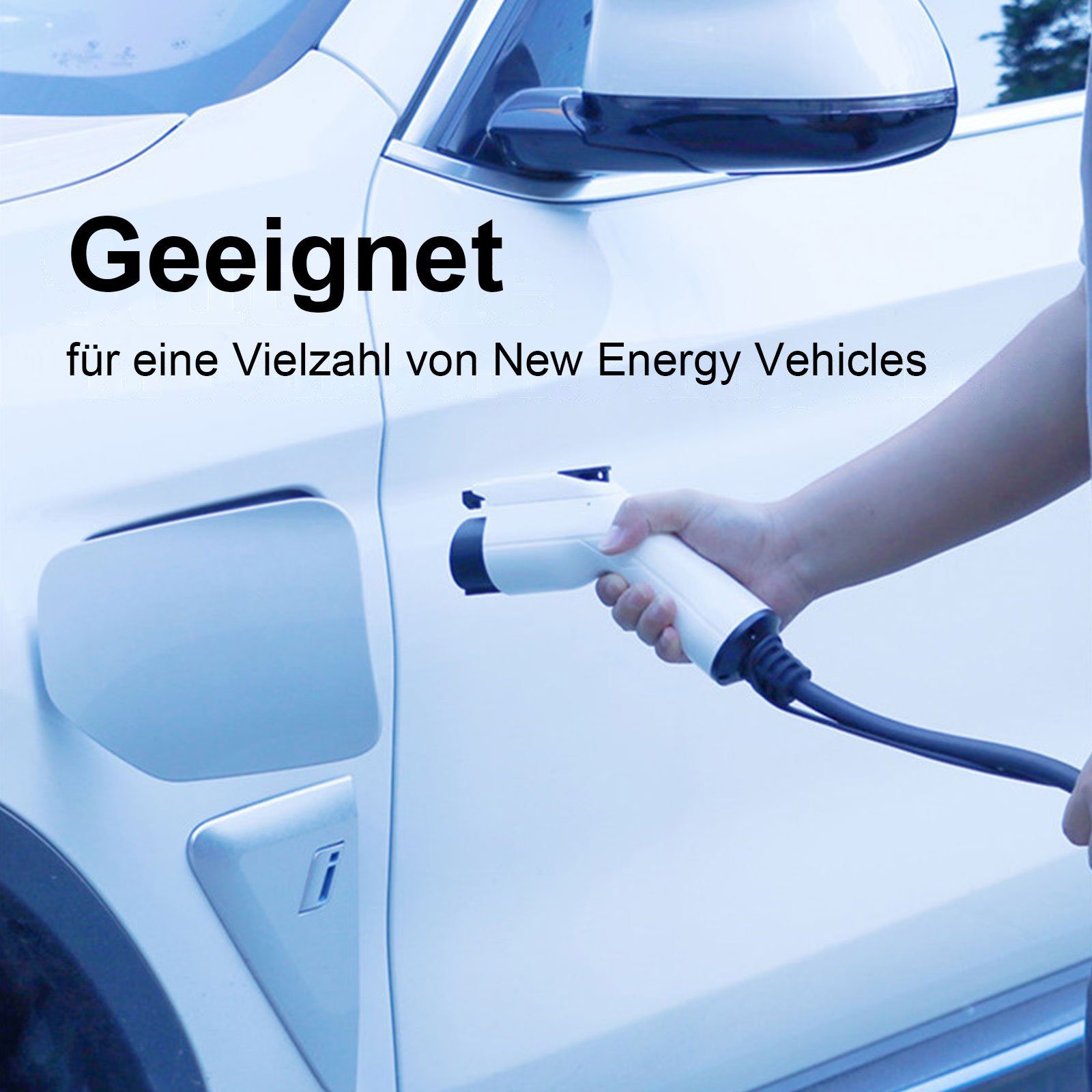 GLIESE Elektroauto-Ladestation 16A 3,5kW Schuko Ladestecker Elektroauto-Ladegerät 5M