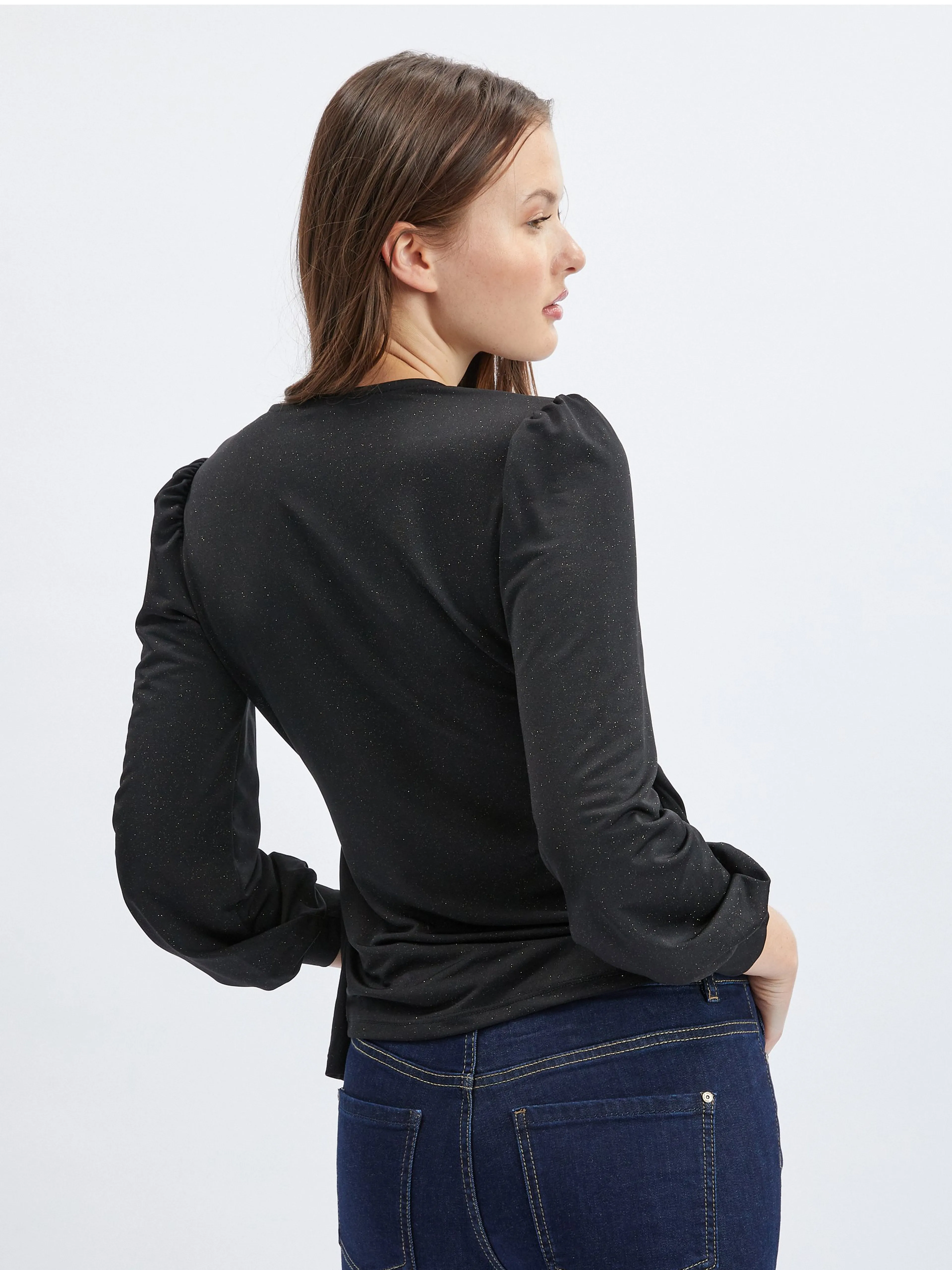Schwarze Damenbluse ORSAY