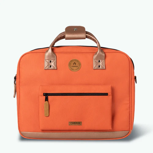 Bogota terracotta laptop bag