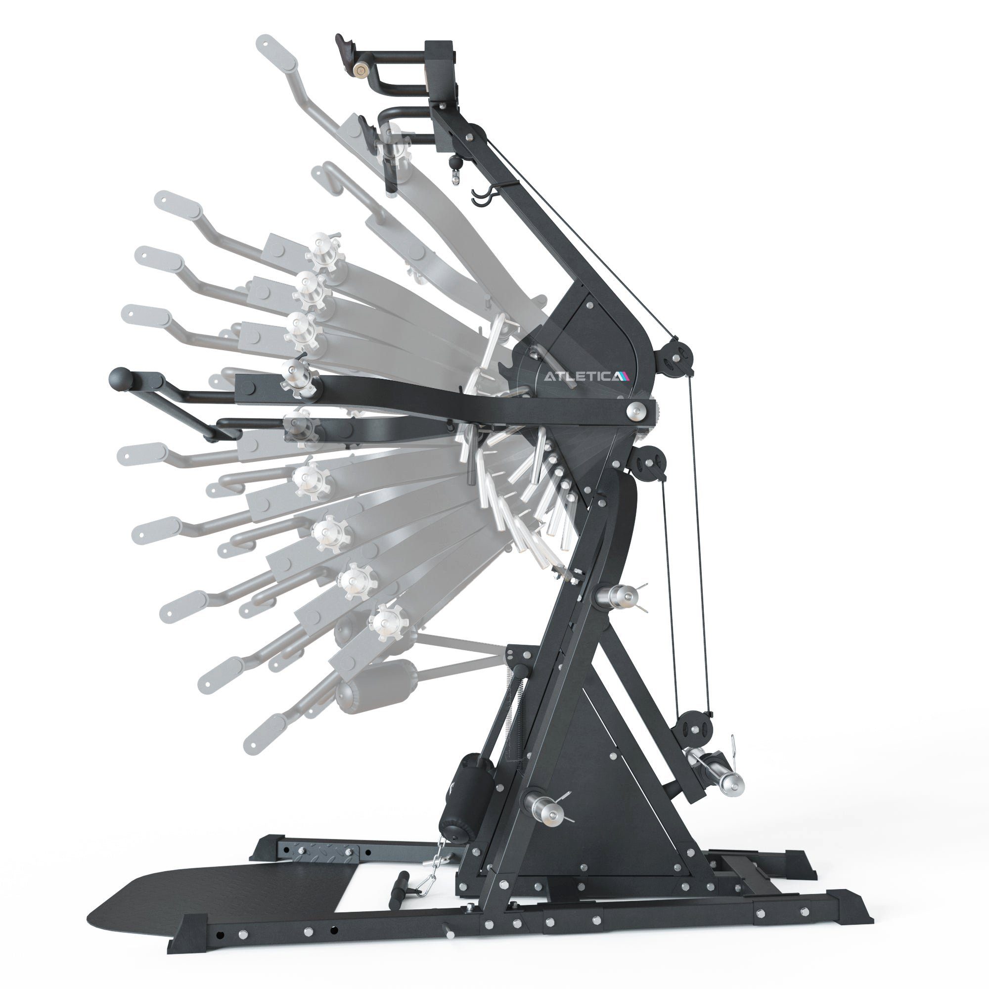 ATLETICA Kraftstation Triton Multigym Triplex Station als Set mit X-Bench Hantelbank