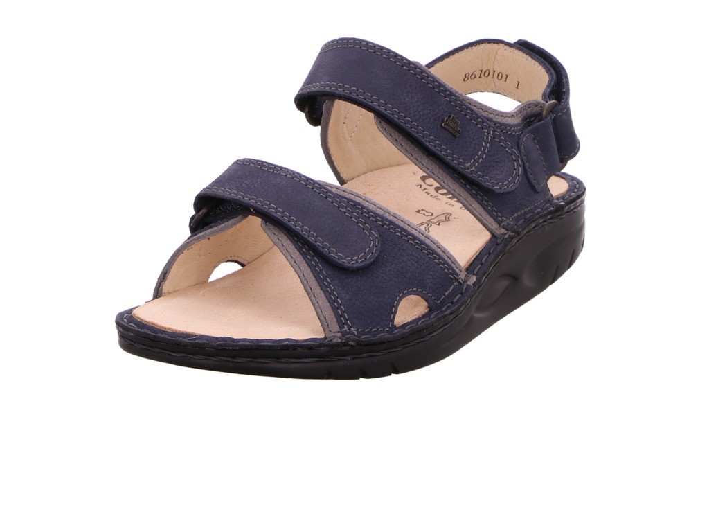 FINN COMFORT Komfort Sandalen blau Finn Yuma lake/grey