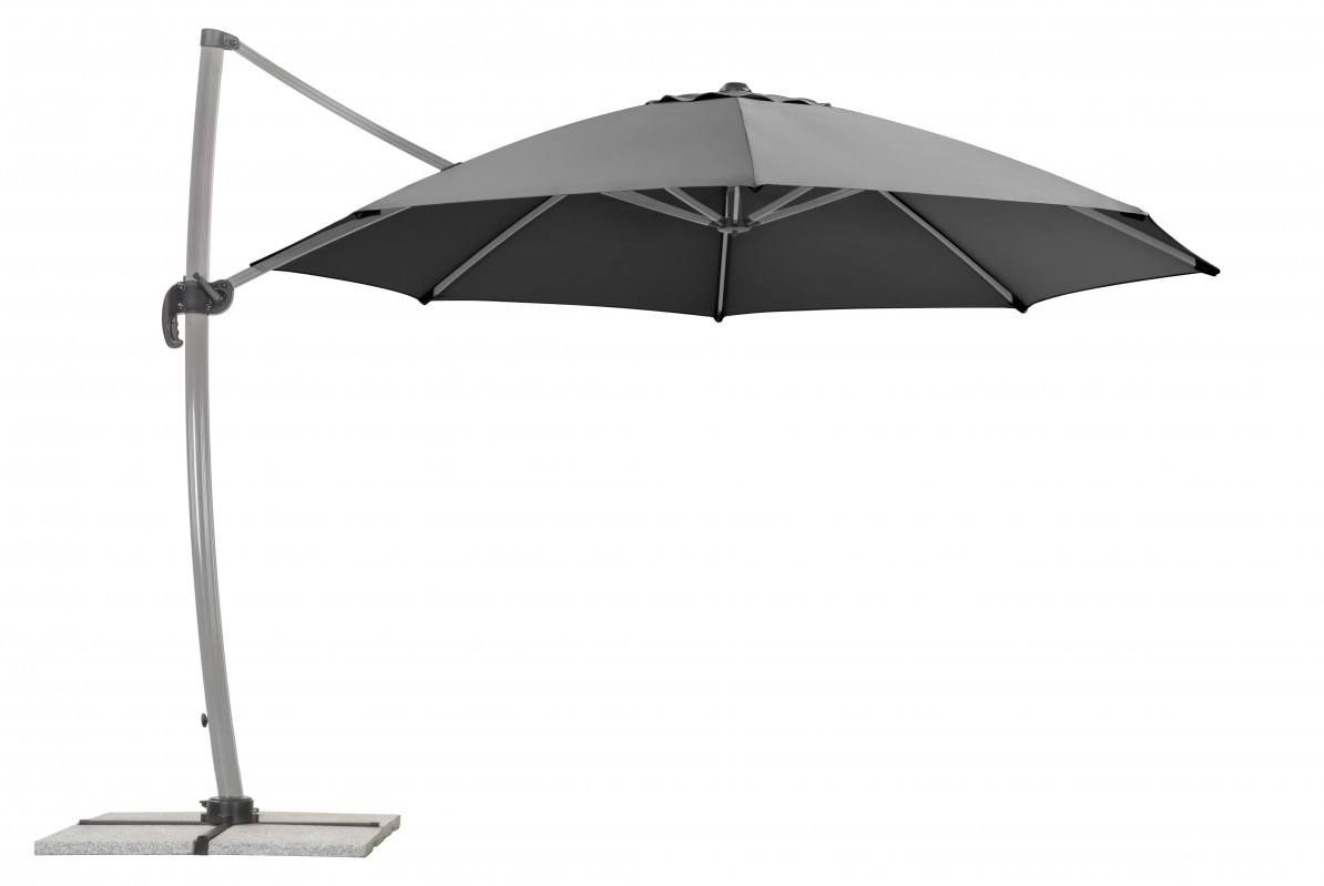 Schneider Schirme Schneider Ampelschirm RHODOS RONDO ca. 350 cm Ø, anthrazit