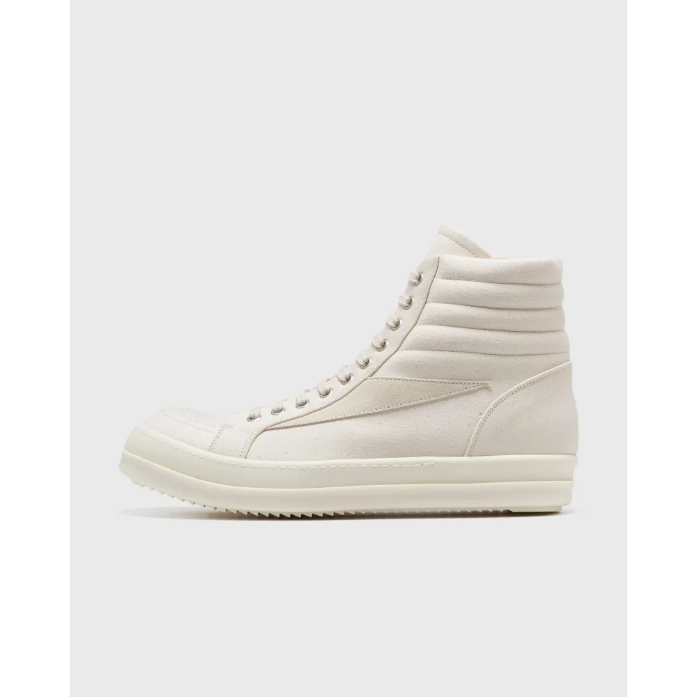 Rick Owens DRKSHDW LIDO HIGH VINTAGE SNEAKS DU01D1810-NATURAL-MILK-MILK / weiss