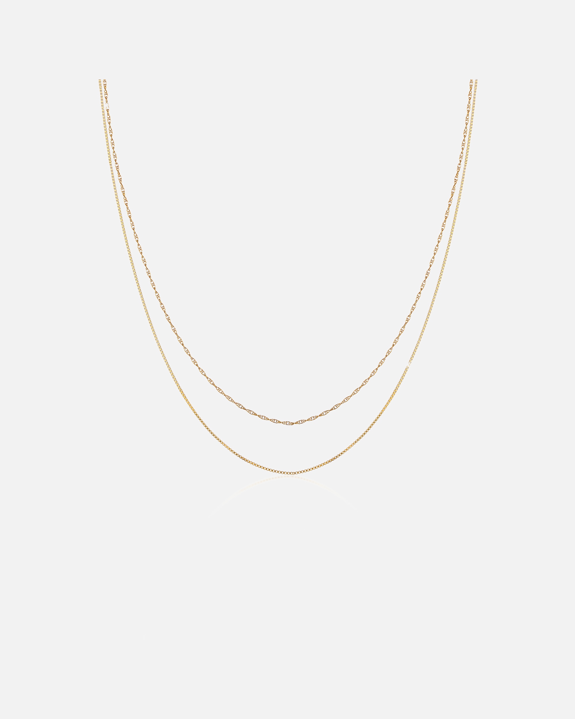 Elli Choker Venetian Chain Turned Basic Necklace for Women - (925/1000) Silver