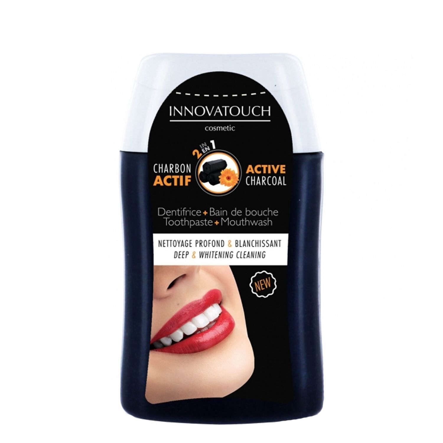 Innovatouch Dentifrice + Bain de Bouche Au Charbon Actif 100 ml