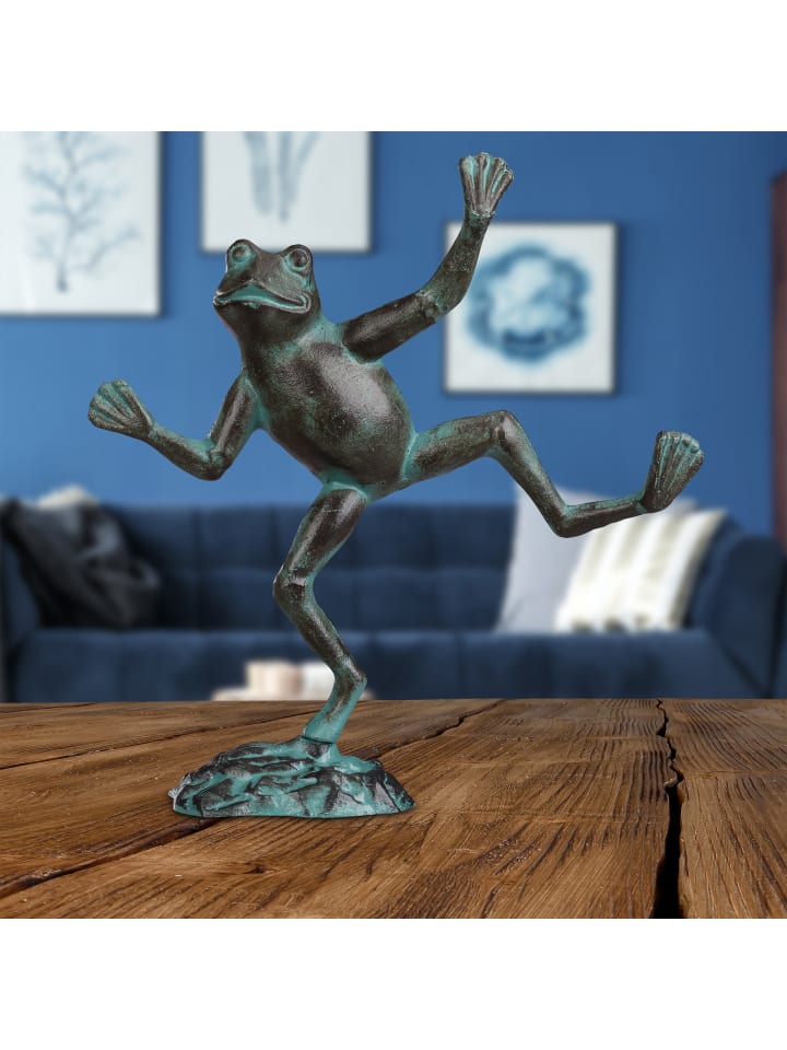 relaxdays Gartenfigur Frosch in Grün - Größe L günstig kaufen onesize