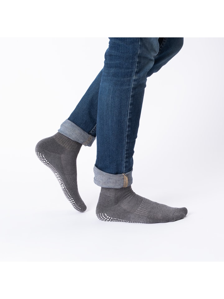 Occulto 4er Pack Stoppersocken Andi in Schwarz-Grau günstig kaufen