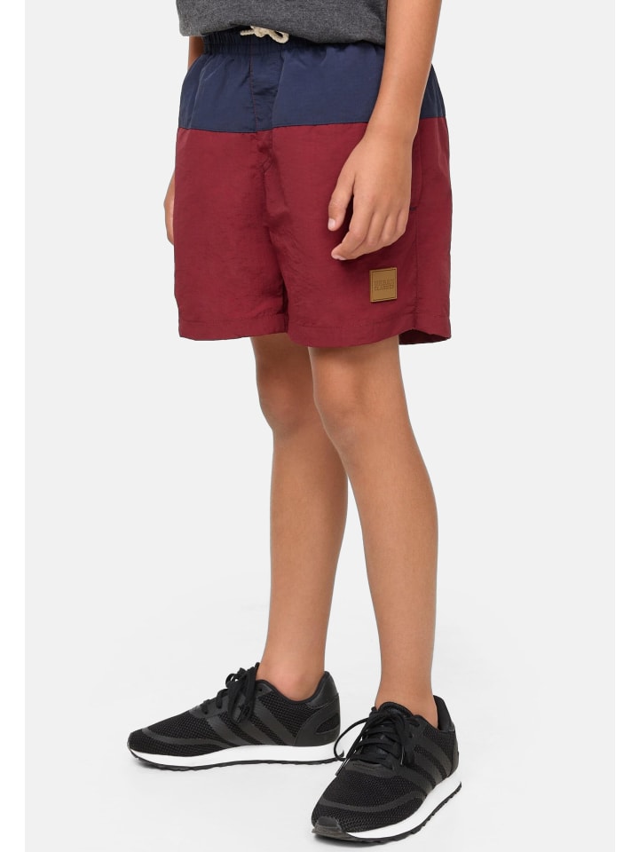 Urban Classics Urban Classics Badeshorts in navy/burgundy günstig kaufen