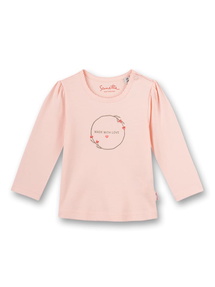 Sanetta Langarmshirt in Rosa günstig kaufen