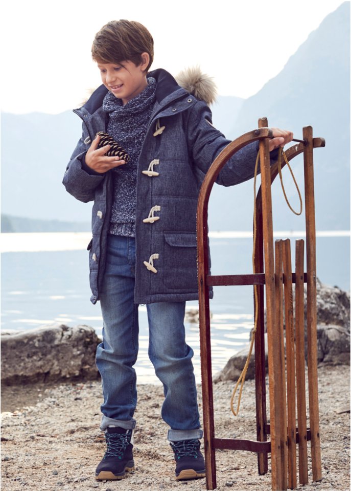 Jungen Winter-Duffle-Jacke