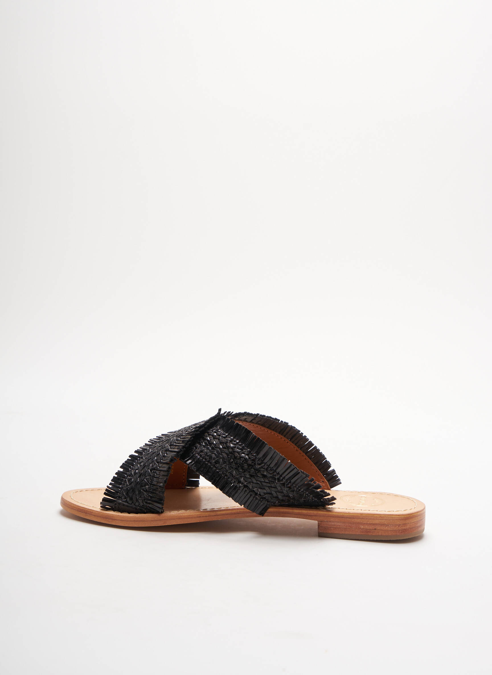 Sarenza Sandales Nu Pieds Femme couleur noir