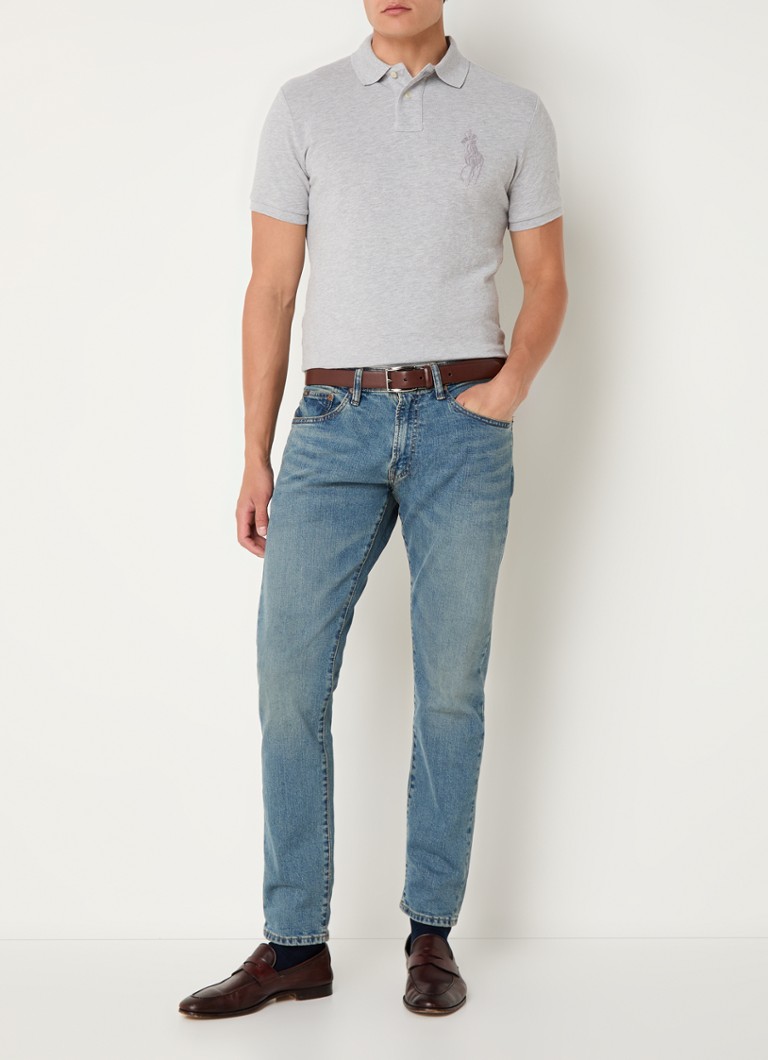 Polo Ralph Lauren, croială clasică, pique de bumbac cu logo brodat.