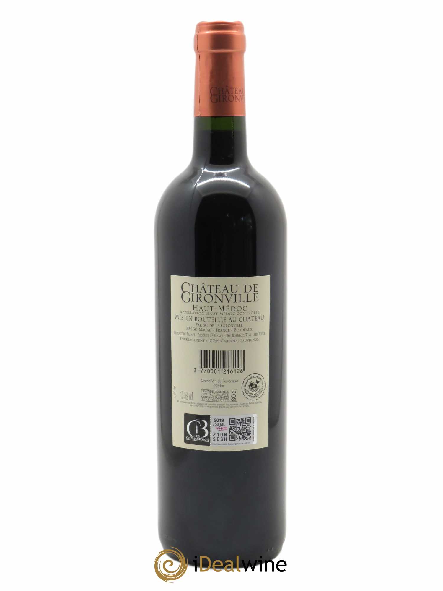 Château Gironville  2019 - Lot de 1 Bouteille