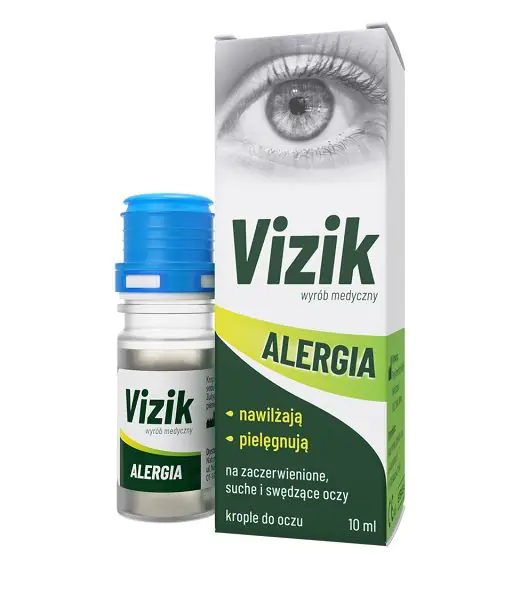 Οφθαλμικές σταγόνες Vizik για αλλεργίες