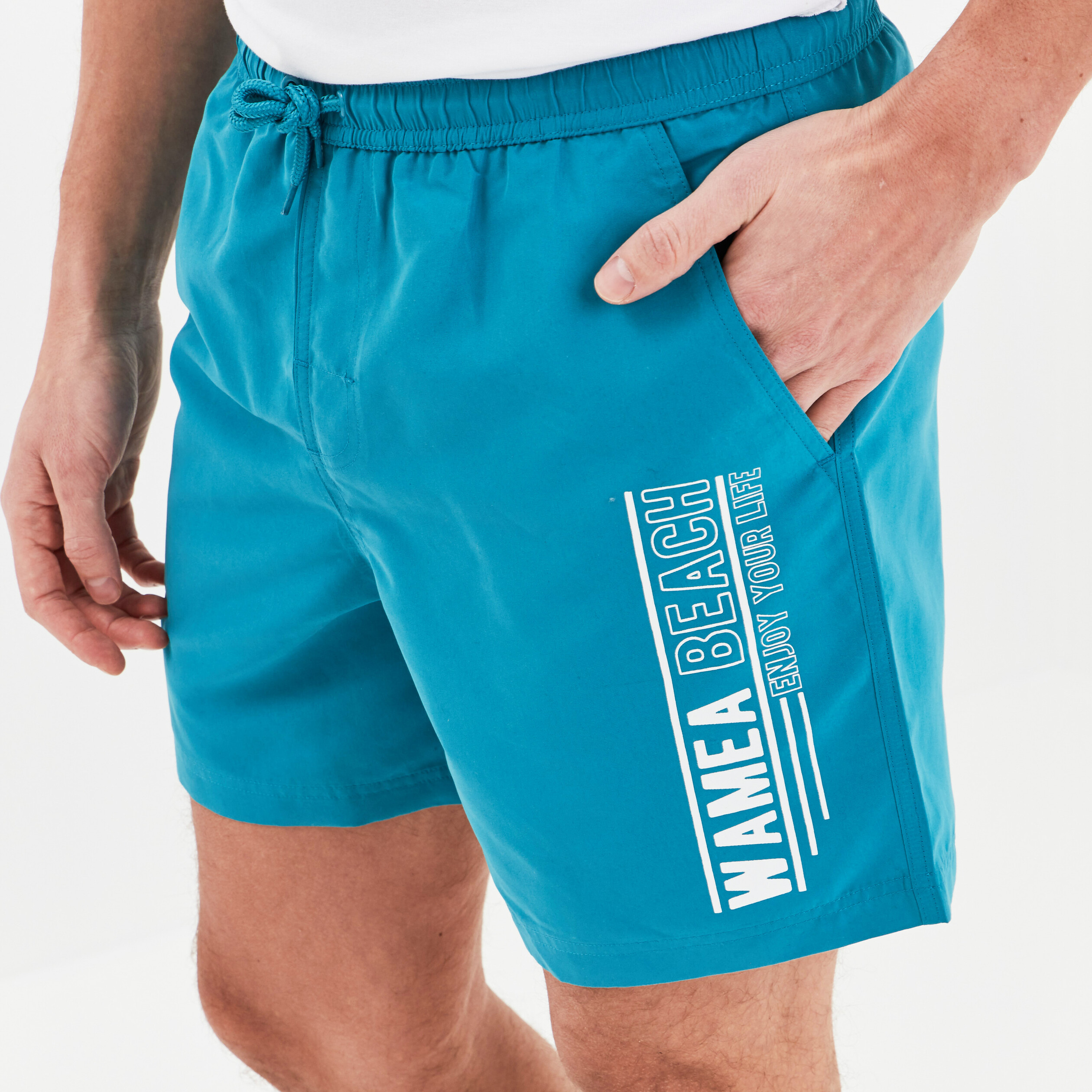 Short de bain blanc homme | La Halle