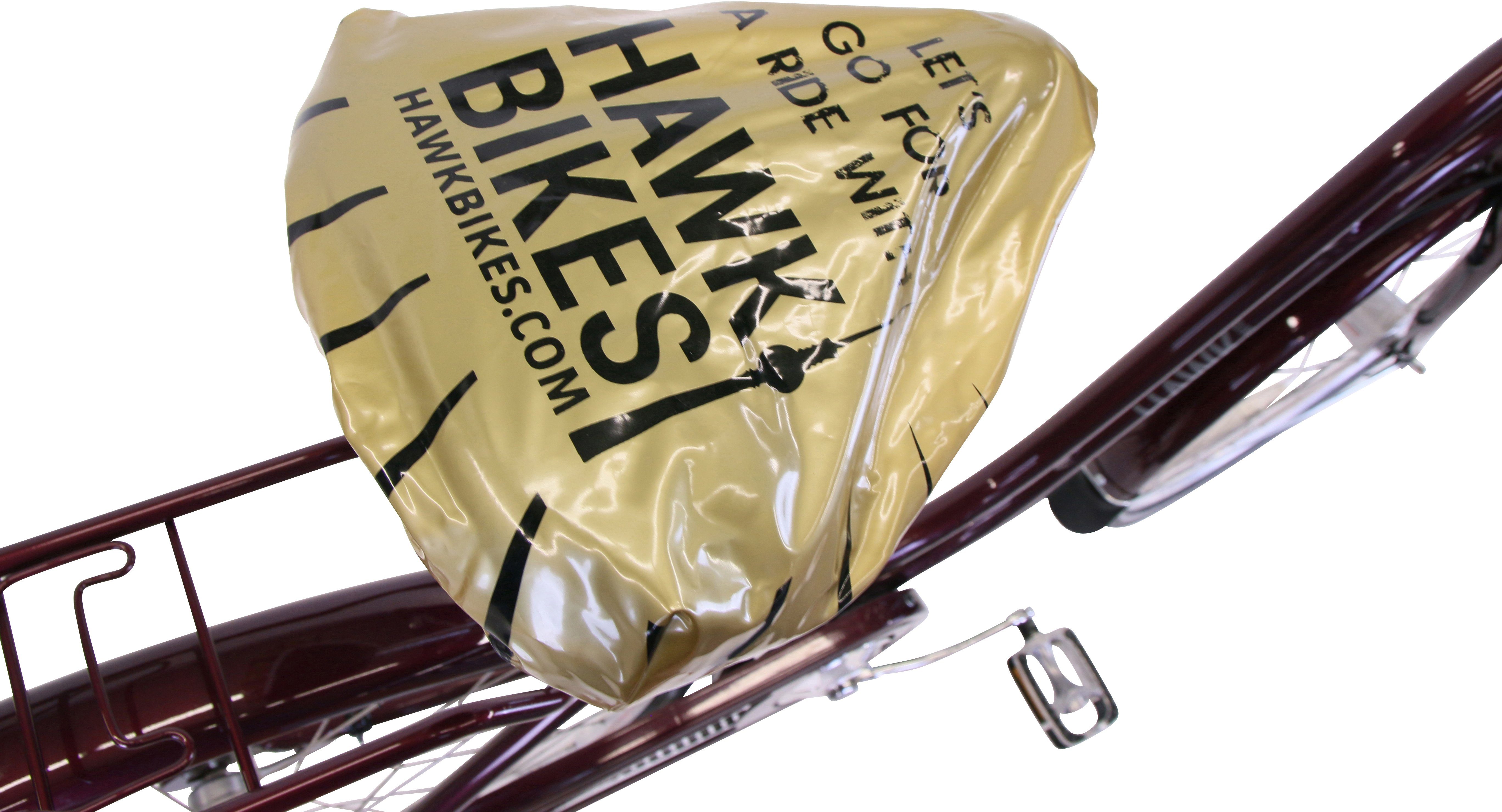 HAWK Bikes Cityrad HAWK City Classic Joy Bordeaux, 3 Gang Shimano Nexus Schaltwerk