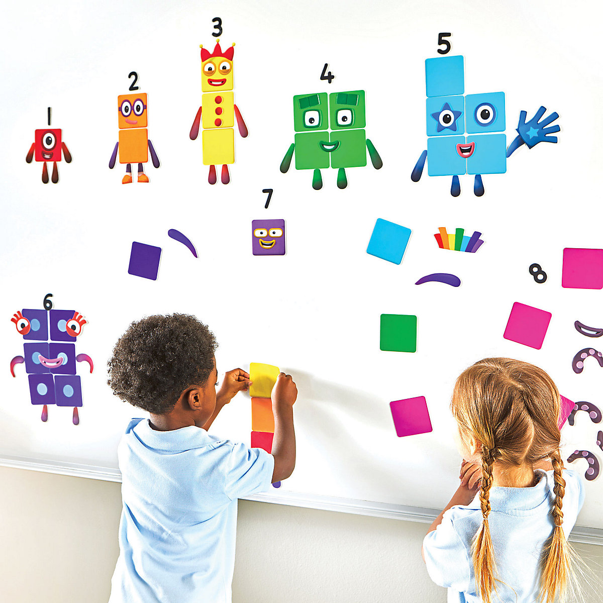Numberblocks Wiederverwendbare Klammern