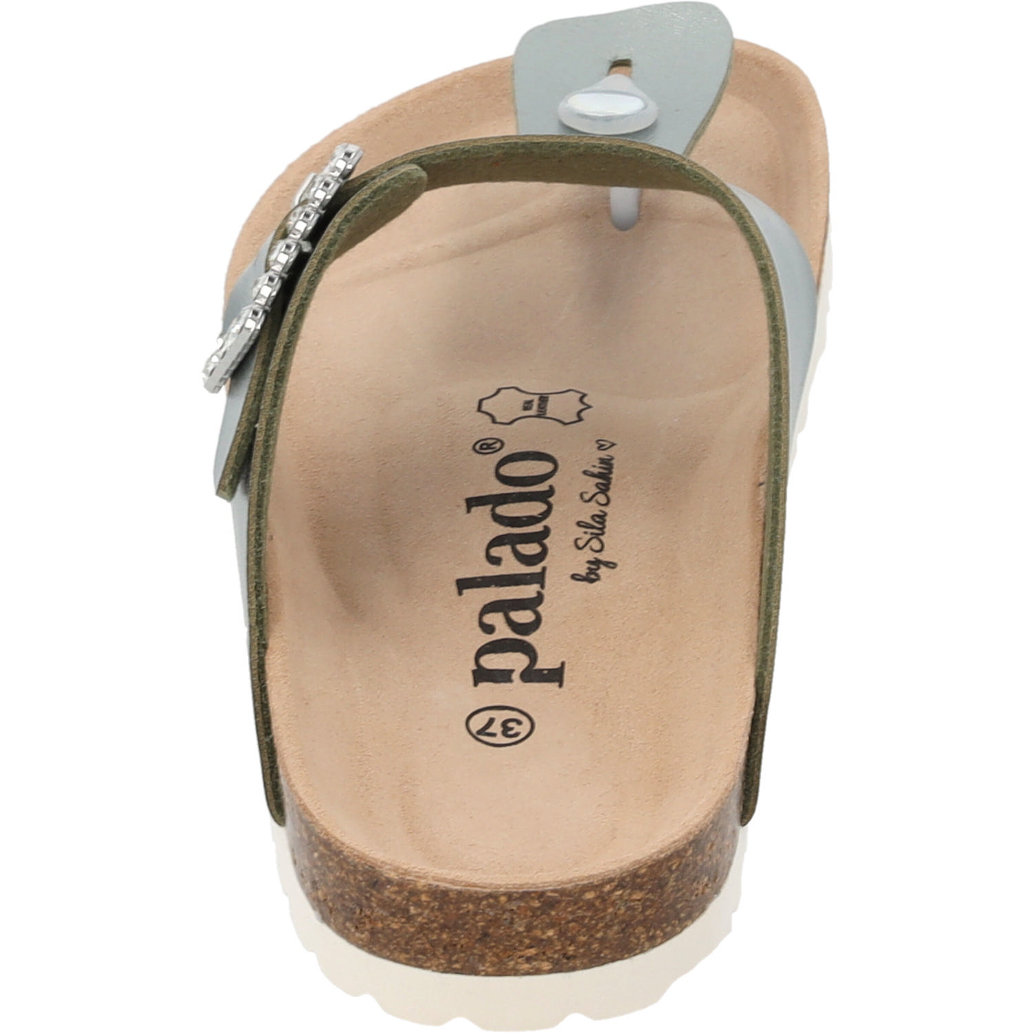 Palado Kos SQ by Sila Sahin, Zehentrenner, Damen, Olive Metallic