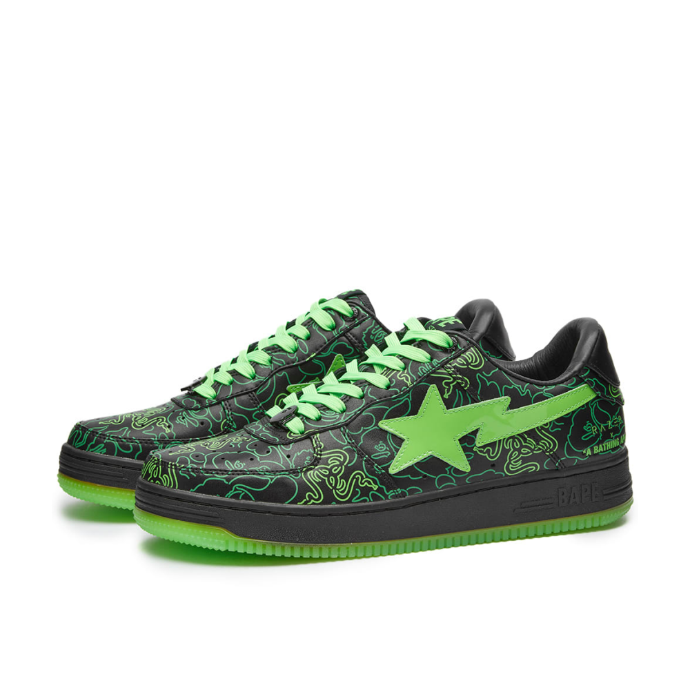 A Bathing Ape Bape Sta Razer Neon Camo M1 001FWI231902CGRN / grün