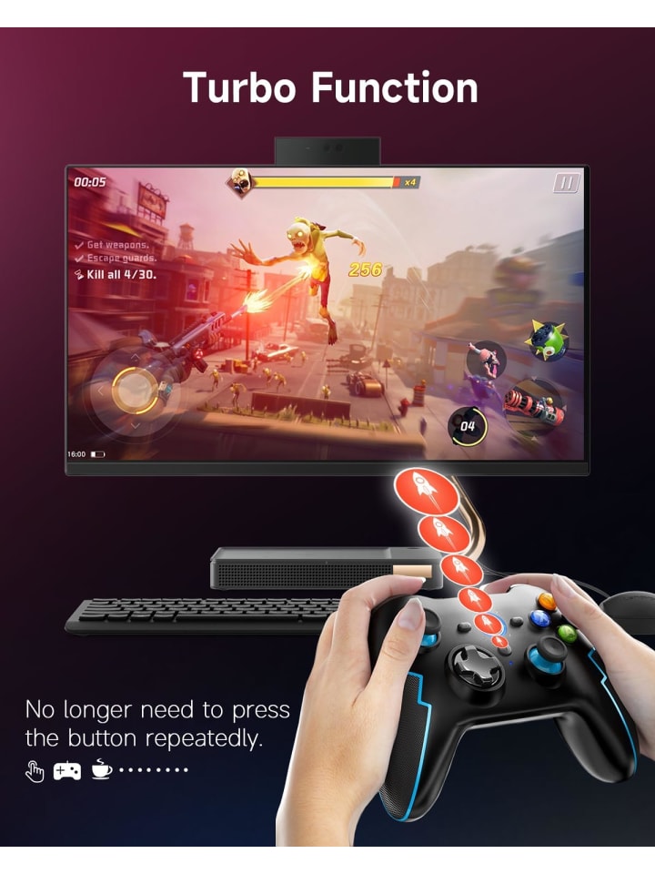 COFI 1453 Pro Bluetooth-Controller mit Hall-Trigger Blau in Blau günstig kaufen 1