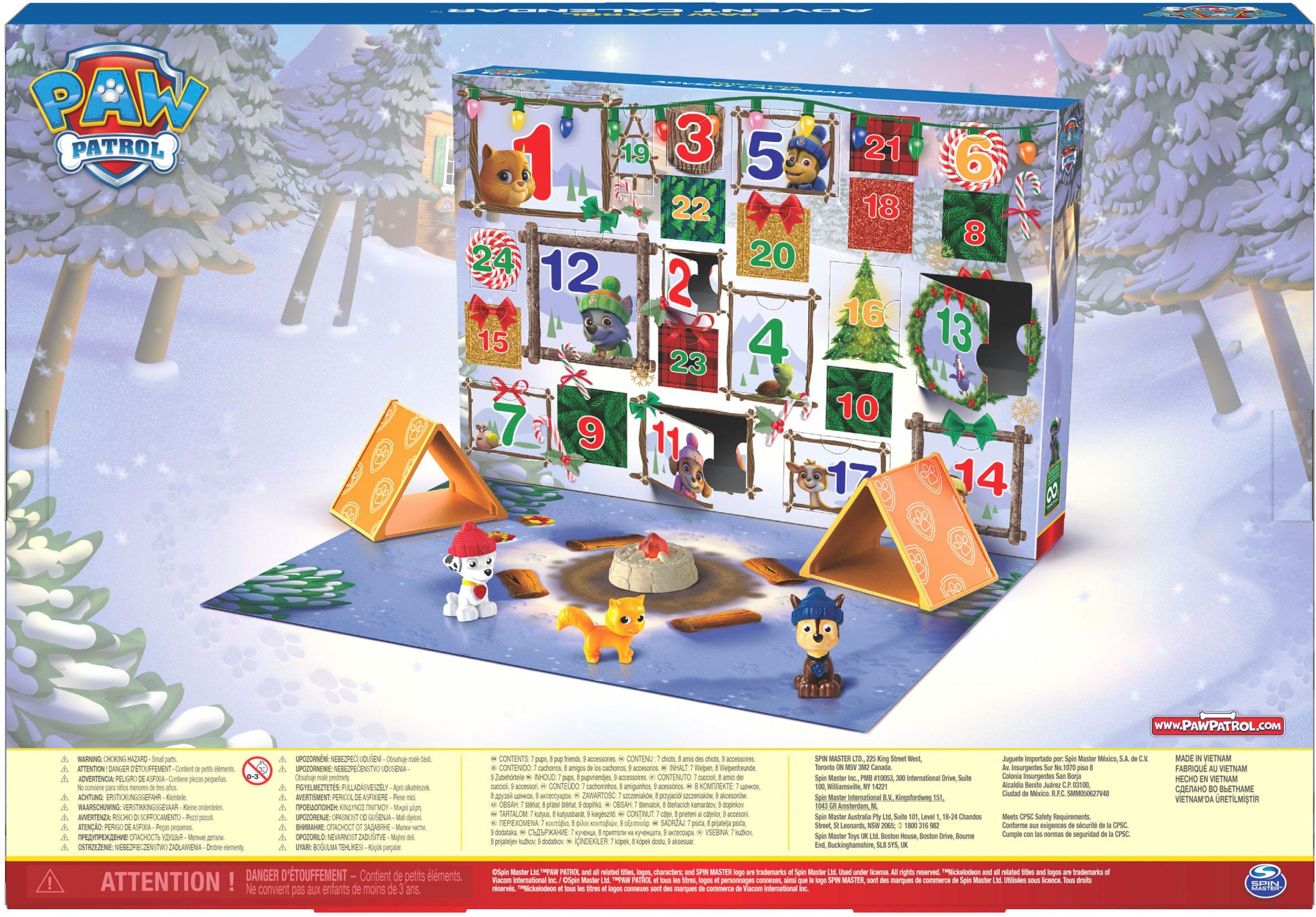 Spin Master Spielzeug-Adventskalender PAW Patrol