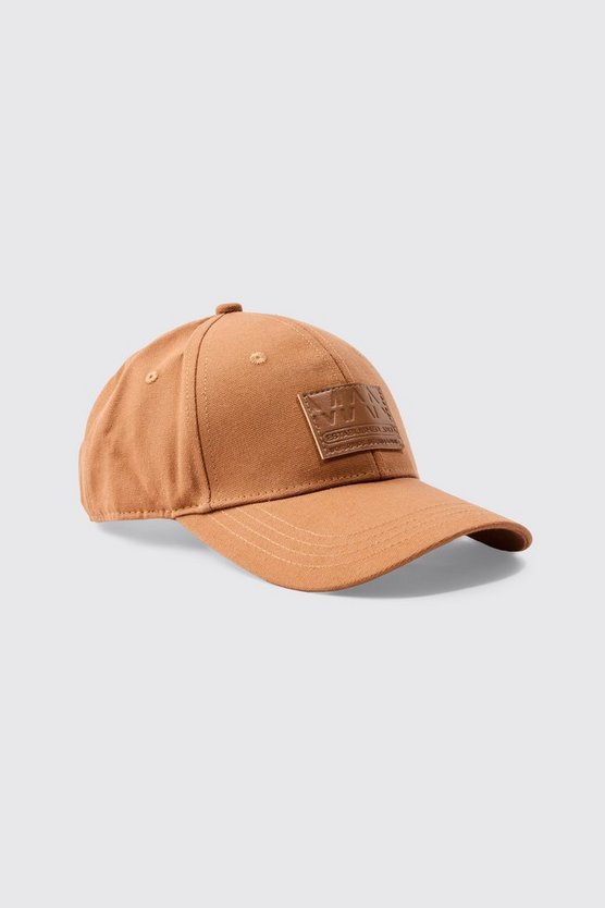Man PU-Kappe in Tan