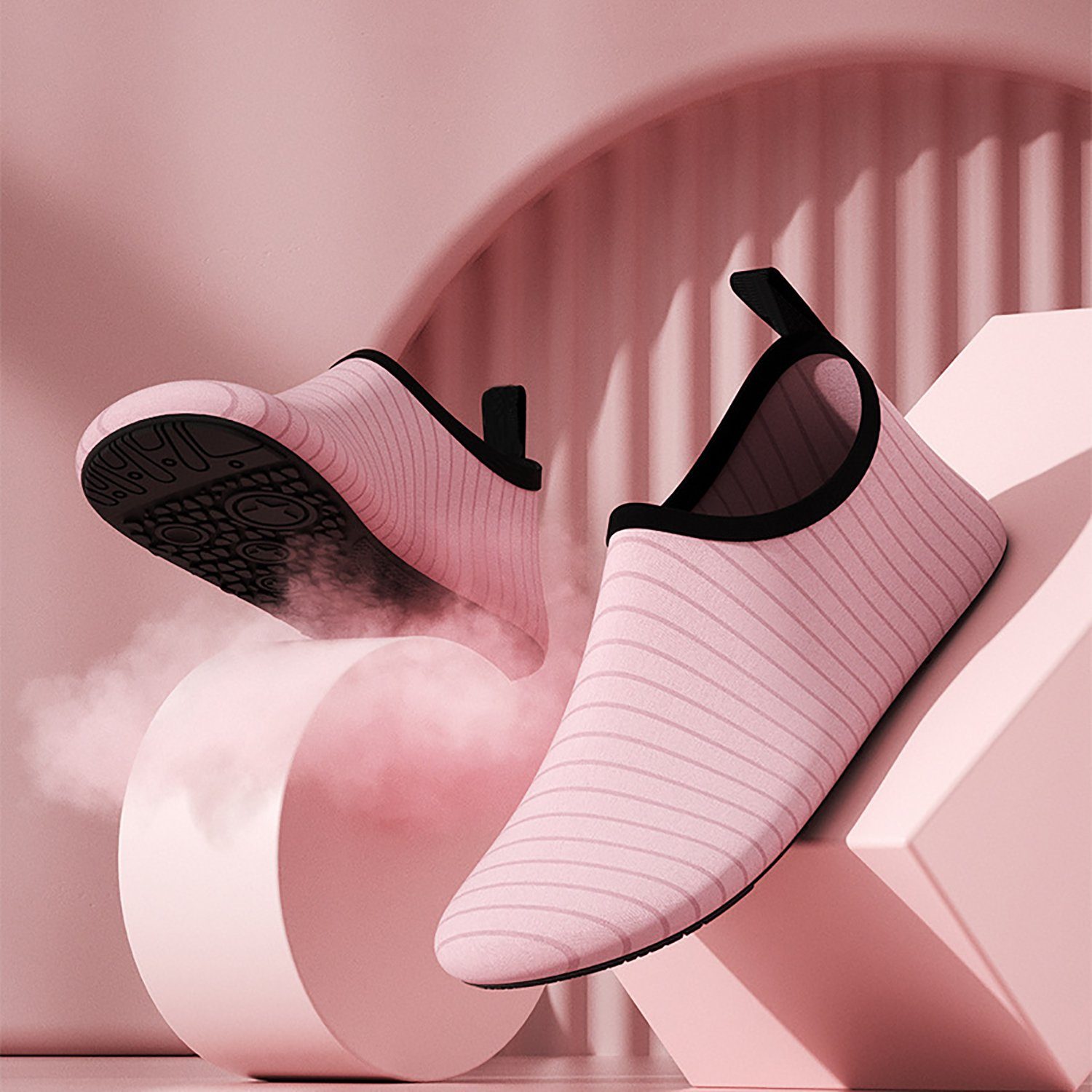 Daisred Barfußschuhe Schnell Trocknend Badeschuhe Strandschuhe Wasserschuh
