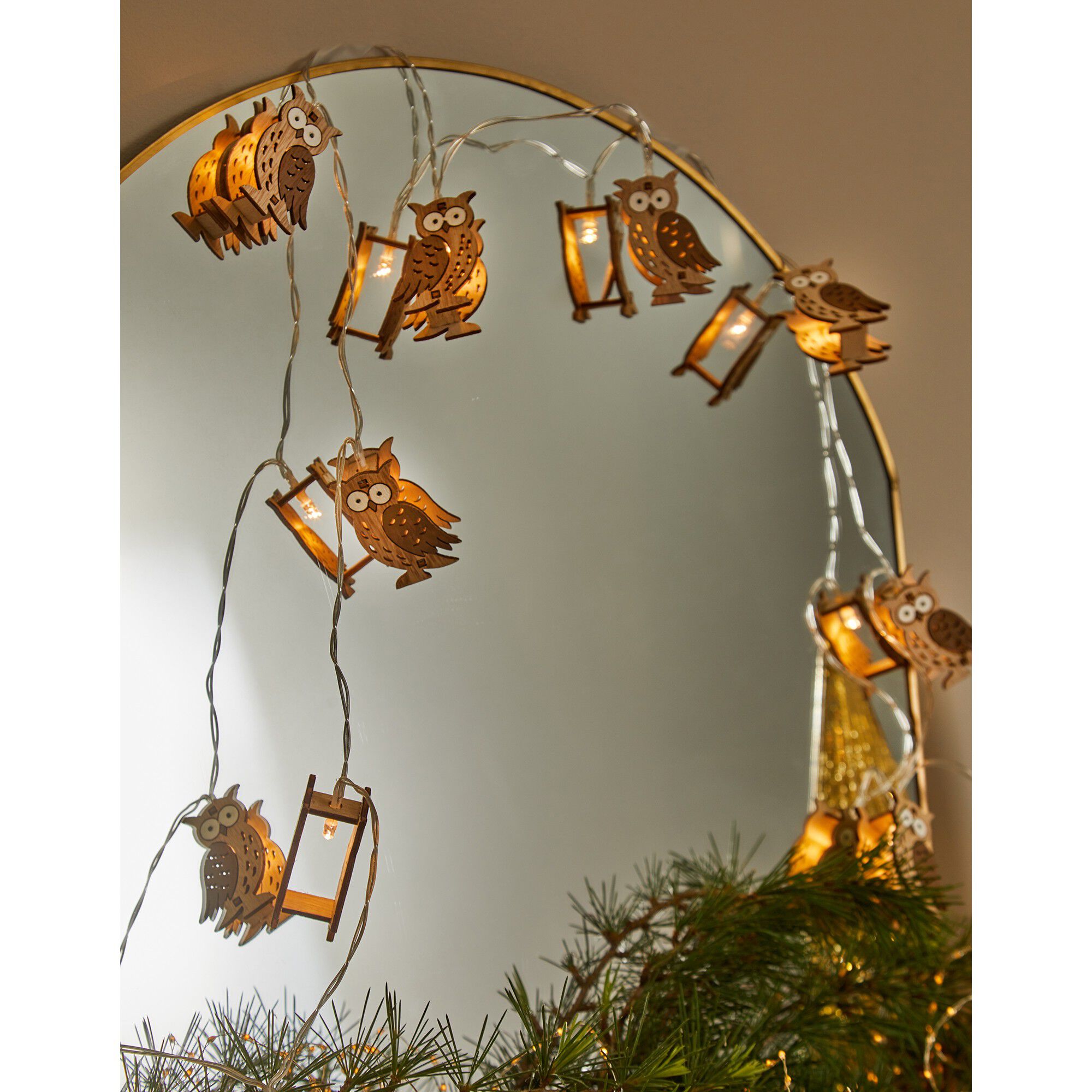 Guirlande lumineuse chouettes à leds