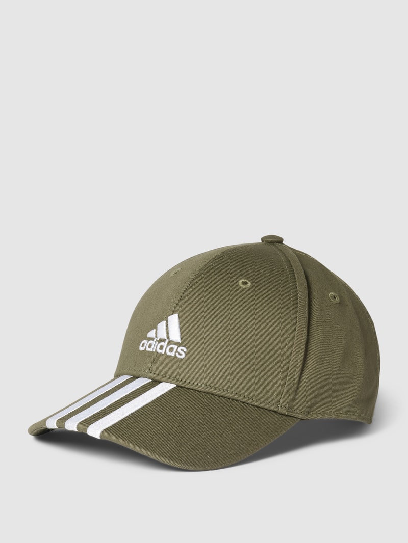 Basecap aus reiner Baumwolle in olivgrün