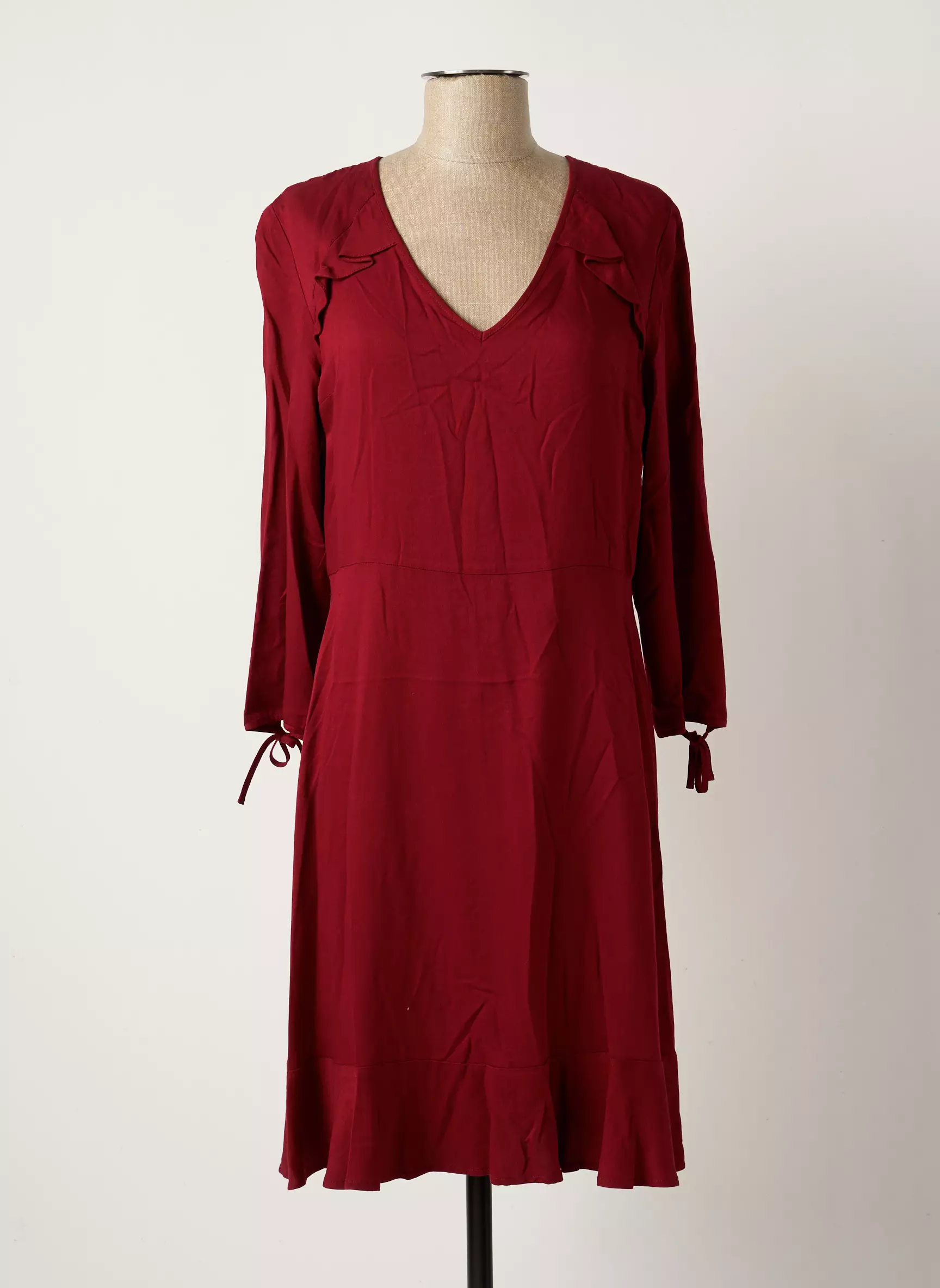 Nathalie Chaize Robes Mi Longues Femme couleur rouge