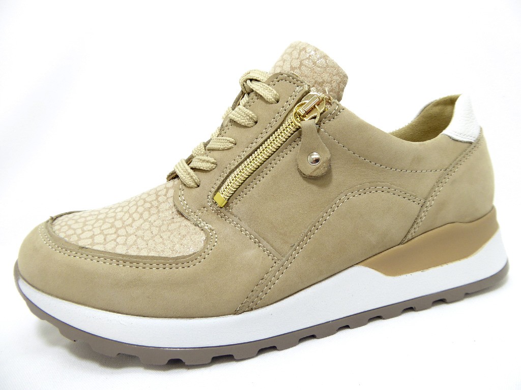 WALDLÄUFER Freizeit Schnürer beige