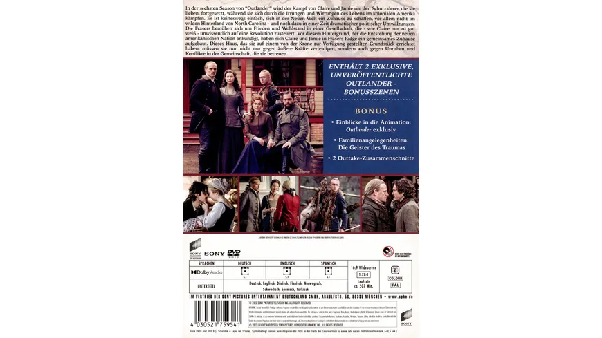 Outlander - Die komplette sechste Season [4 DVDs]