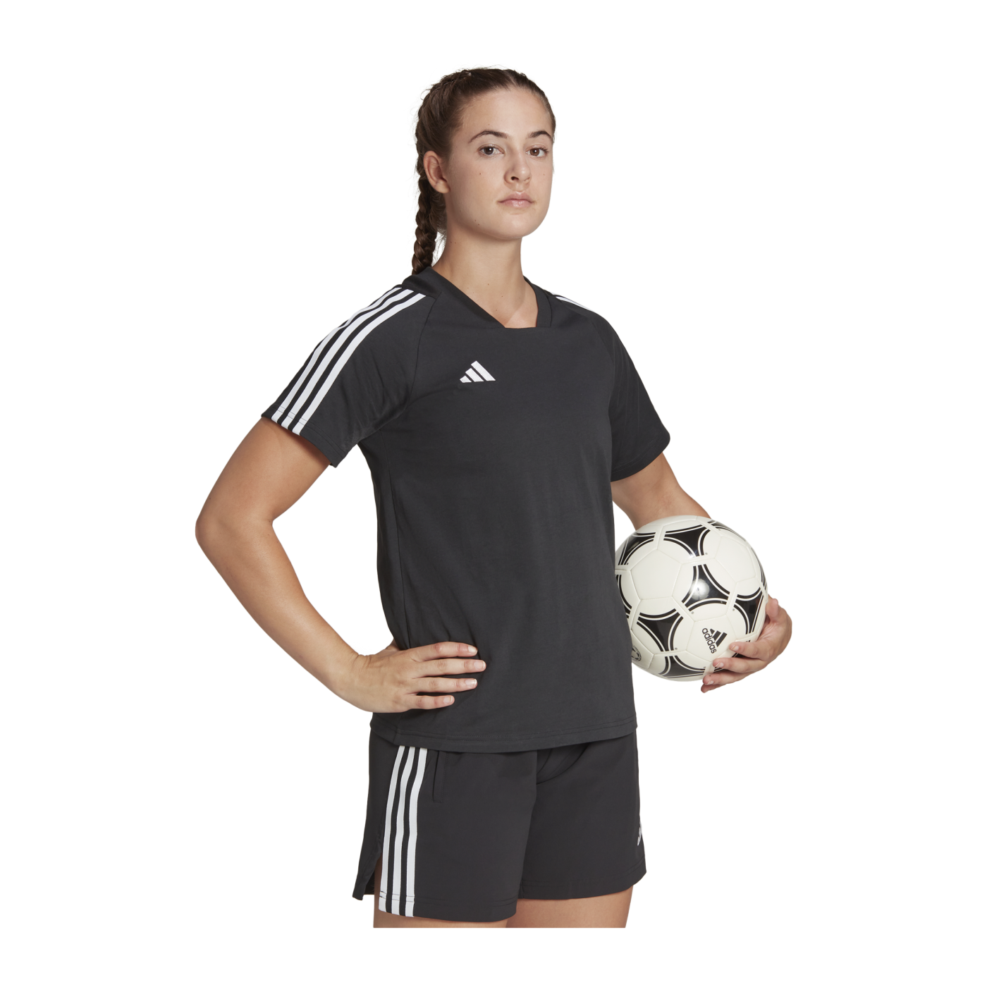adidas Tiro 23 Competition T-Shirt Damen Schwarz