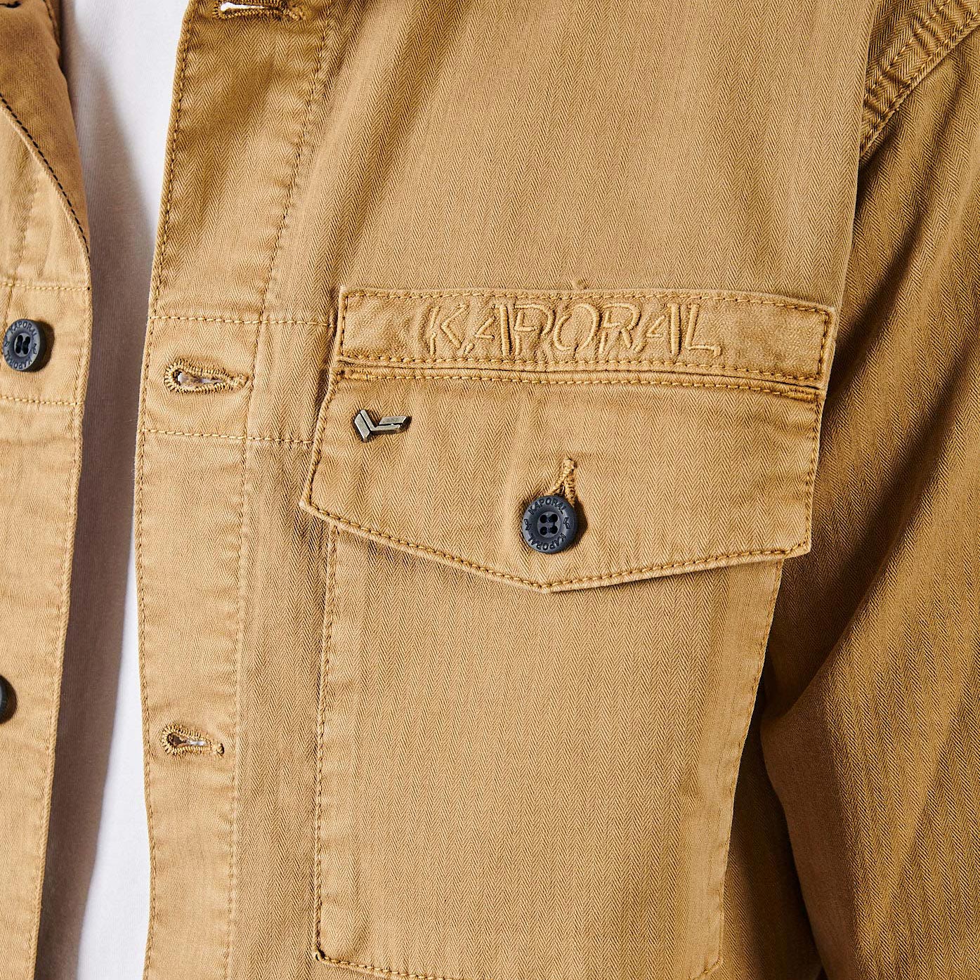 DIKEN  Chemise en jean camel Homme