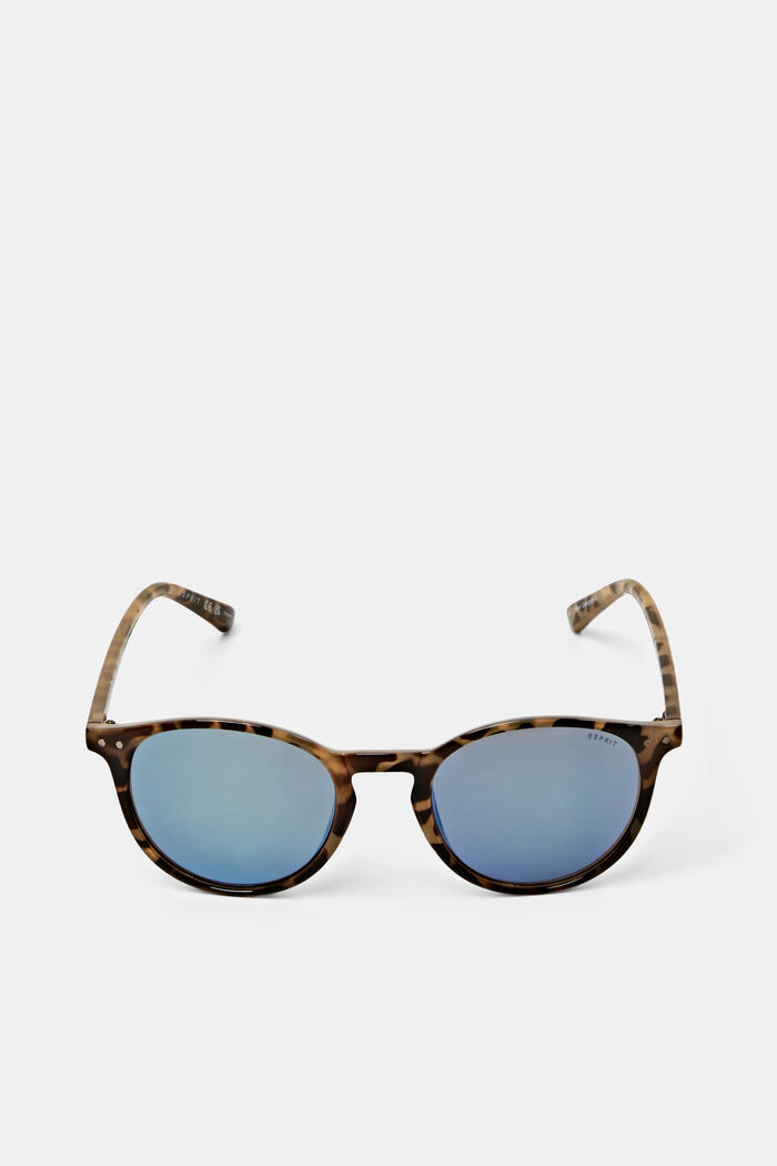Unisex-Sonnenbrille mit verspiegelten Gläsern
