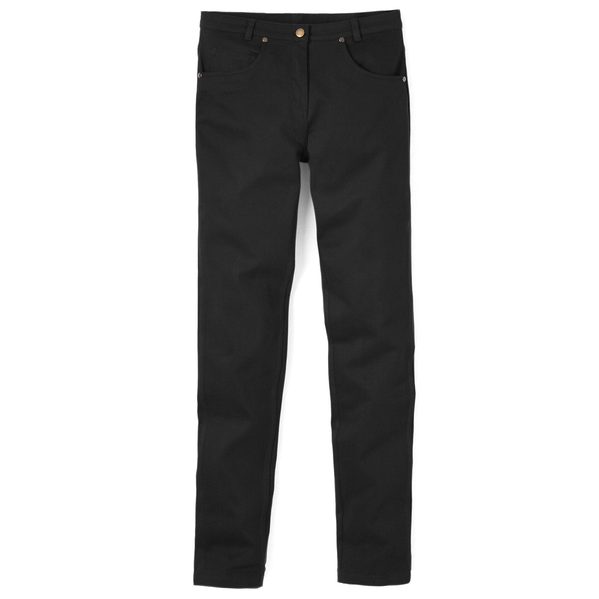 Pantalon 7/8ème fuselé stretch uni