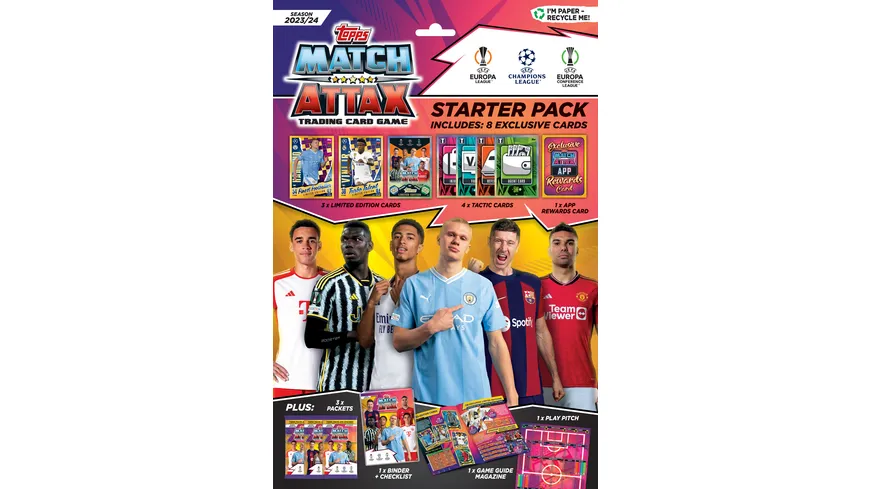 Topps - UEFA Champions League Match Attax 2023/2024 Starter Pack