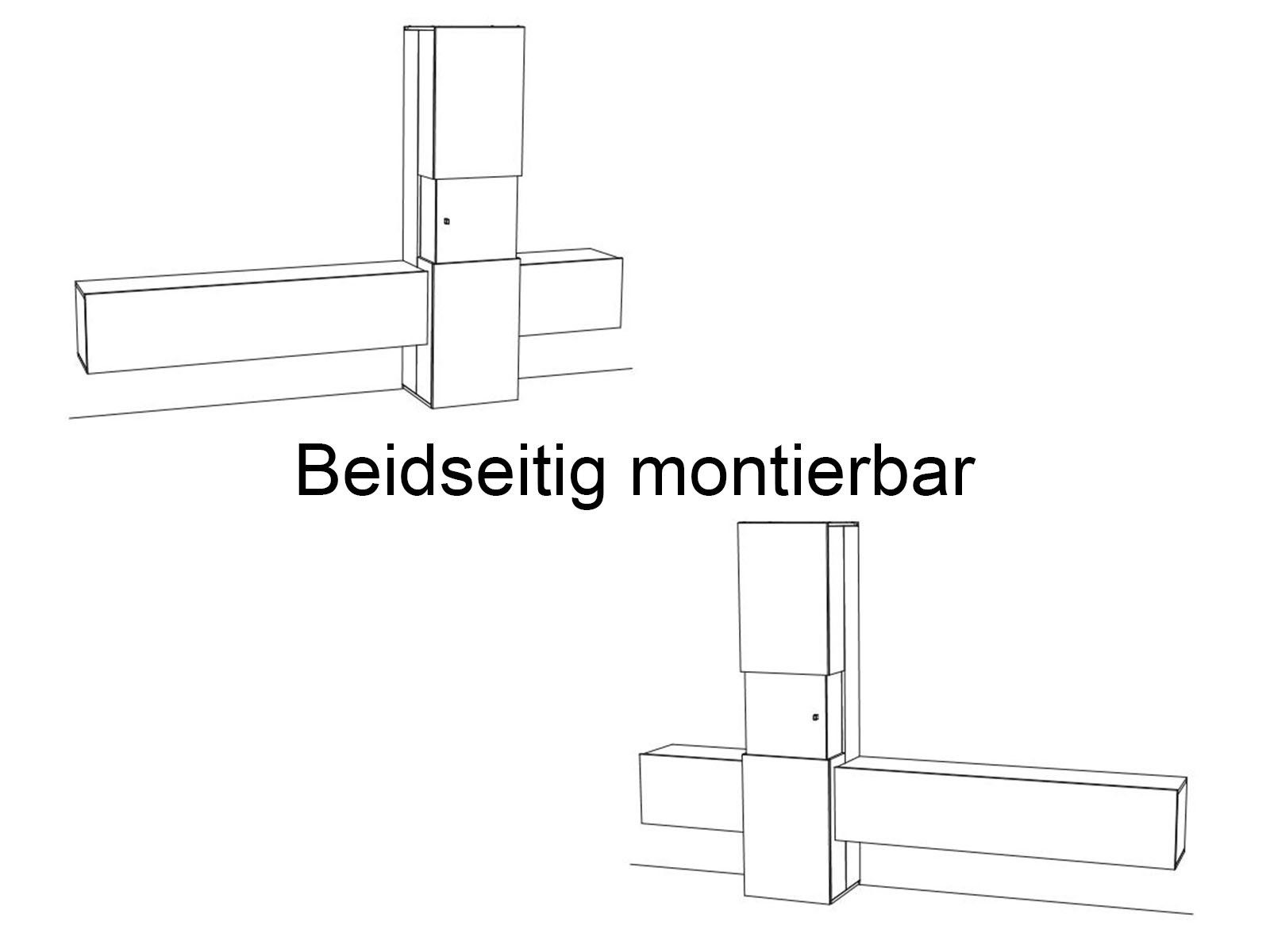 möbelando Wohnwand Wohnwand 
