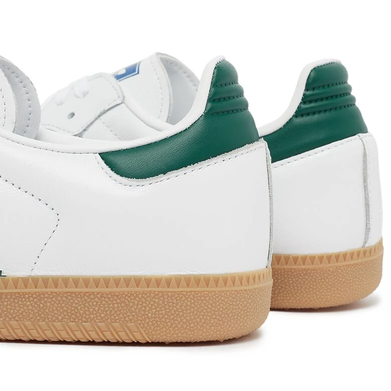 adidas Originals Samba OG ftwr white/collegiate green/gum 3