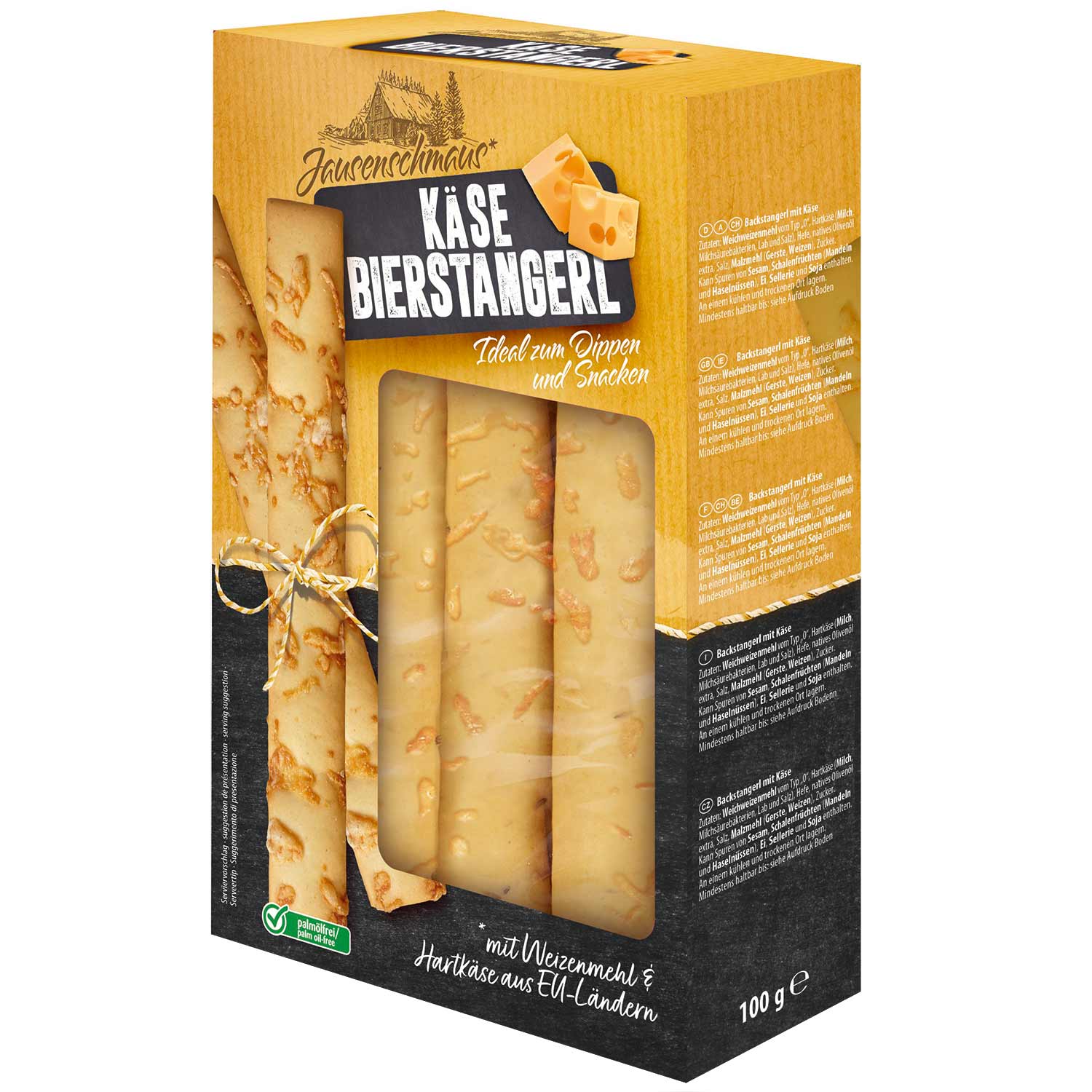 Jausenschmaus Bierstangerl Käse 100g