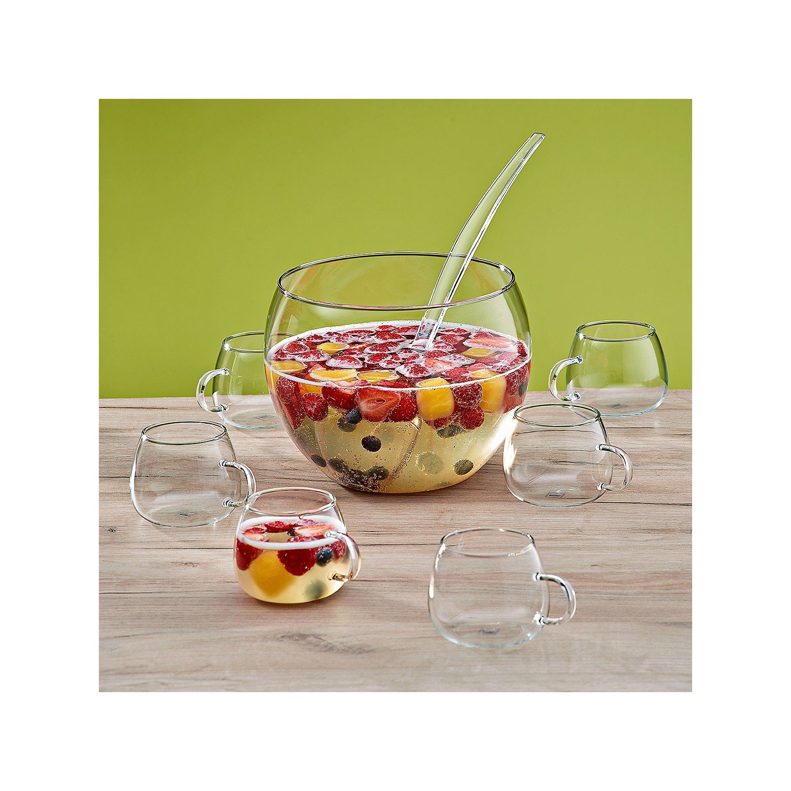 kela Bowle-Set Juntos, Feuerzangenbowle-Set 15-tlg inkl. Brenner & 3mal Sicherheitsbrennpaste