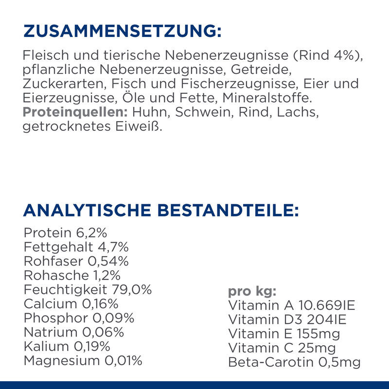 Hill's Nierendiät Hill's Prescription Diet k/d Rind 12x85 g
