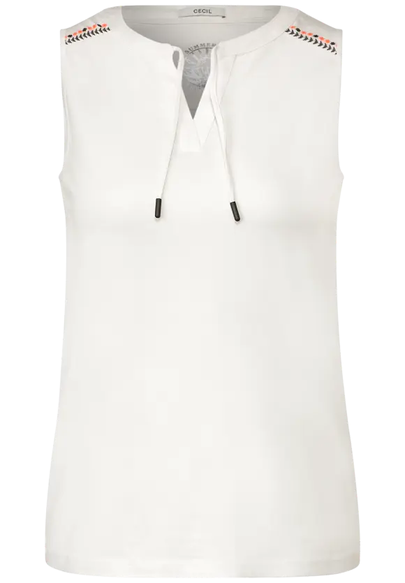 CECIL Top mit Stickereidetail