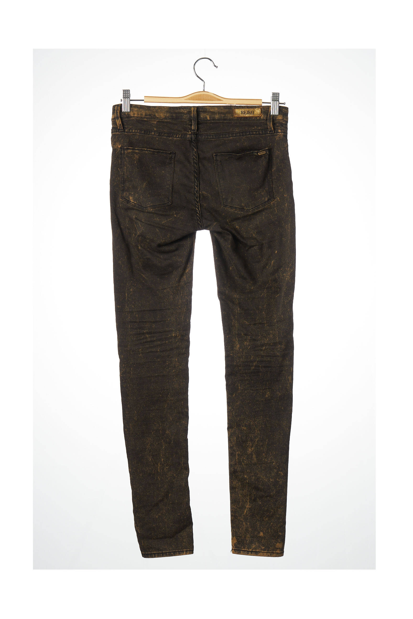 Reiko Jeans Skinny Femme couleur noir