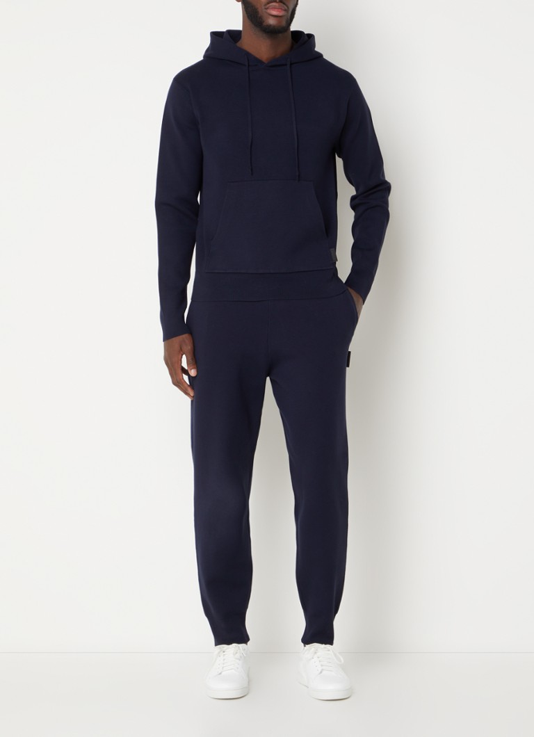 Pantaloni de trening Sandro slim fit cu buzunare laterale