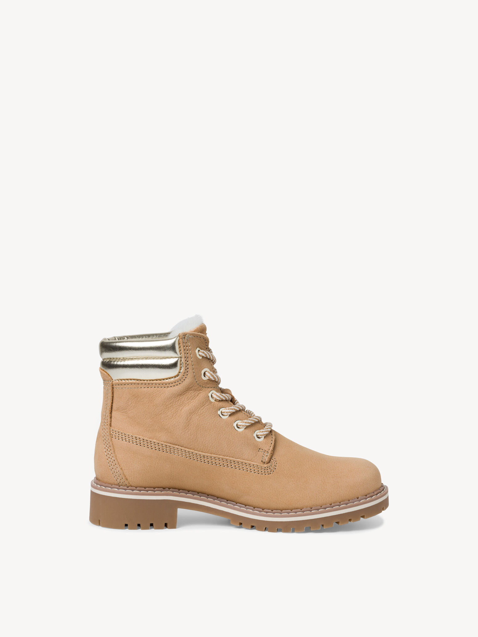 Bottine en cuir - marron doublure chaude